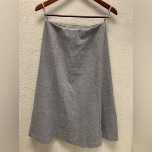 New Uniqlo women wool blended flare skirt